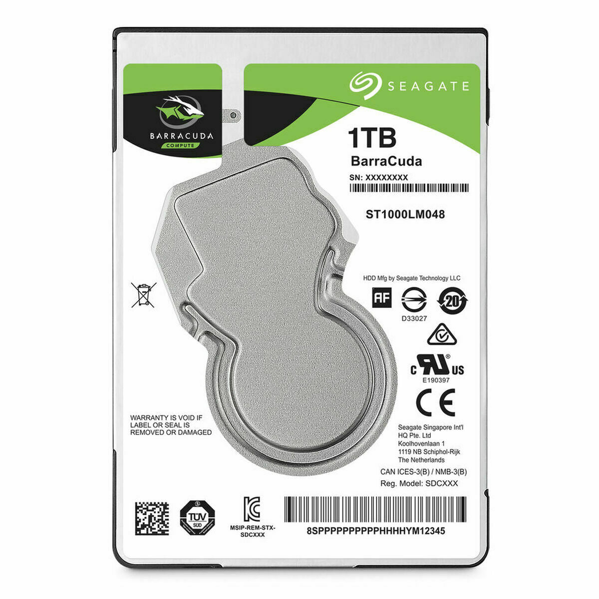 Hard Drive Seagate ST1000LM048 2,5" 1 TB 1 TB HDD