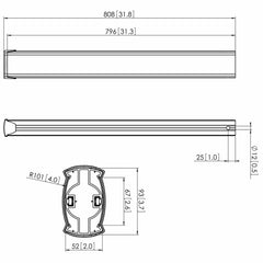 Adjustable support Vogel's 7225080 Screens