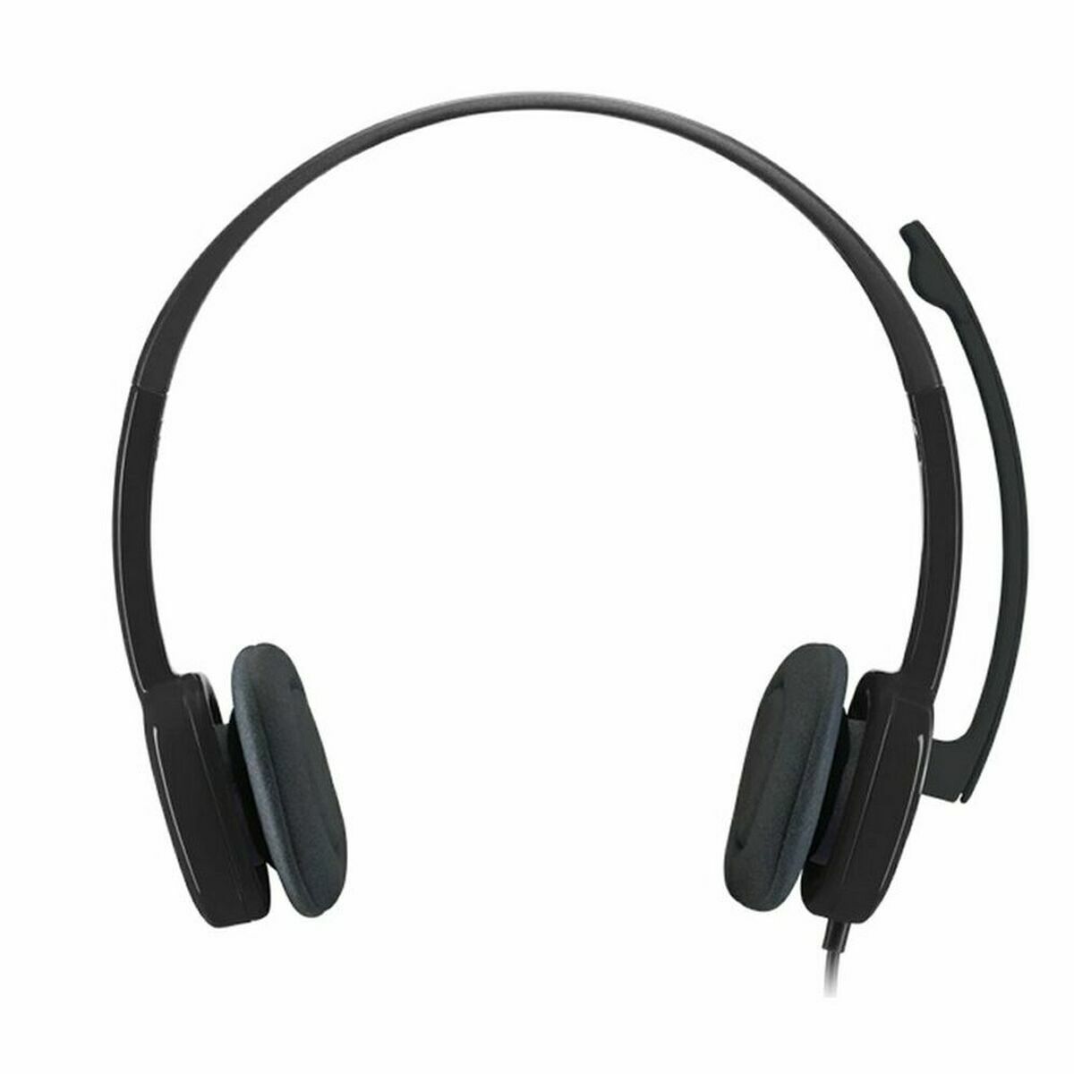 Headphones with Microphone Logitech 981-000589 Black