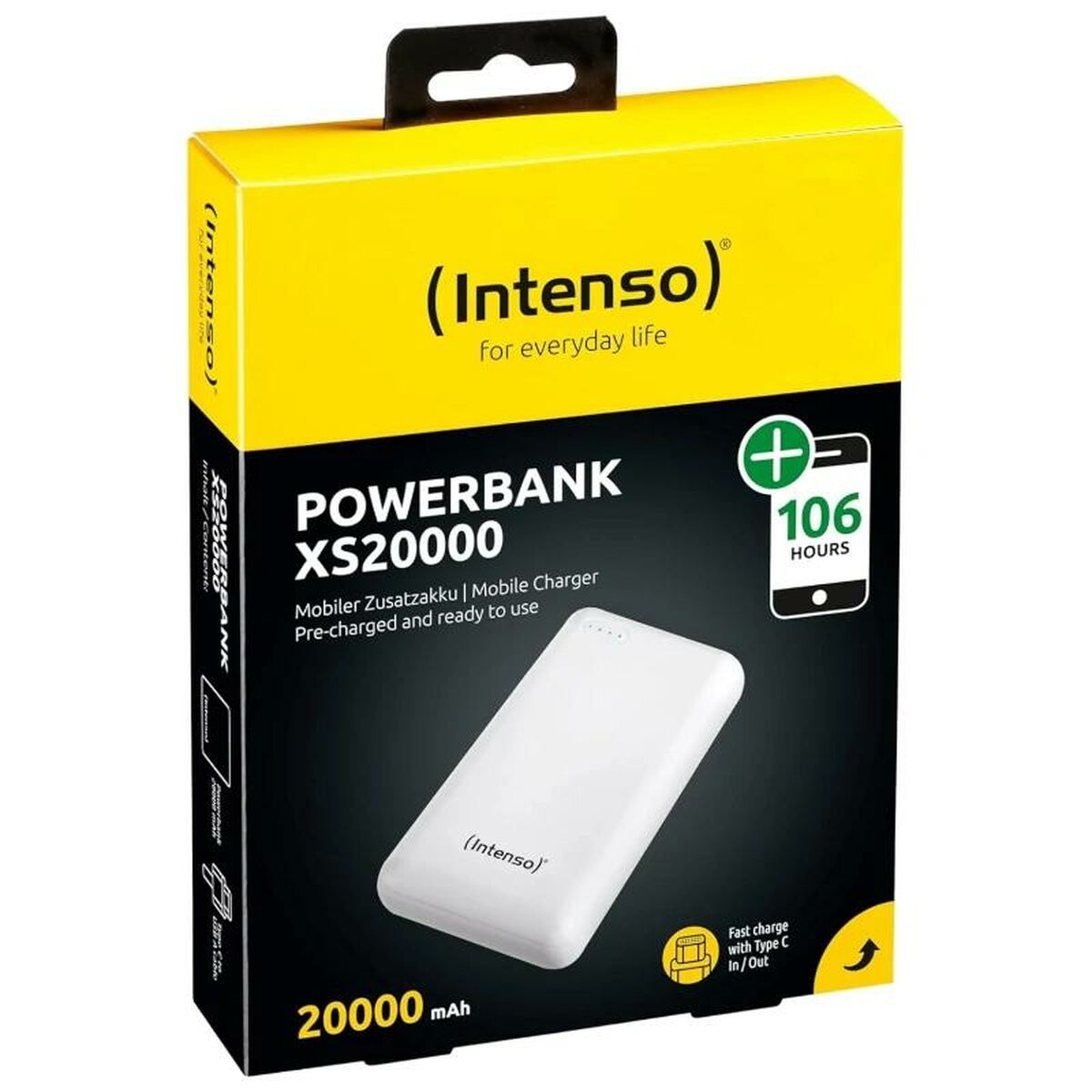 Laptop Battery INTENSO XS20000 White 20000 mAh