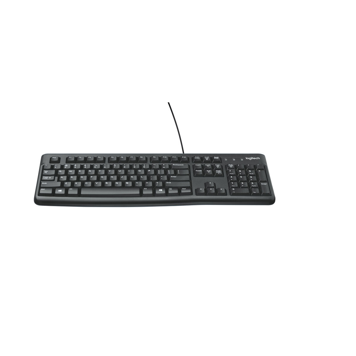 Keyboard Logitech K120 Black Spanish Qwerty Qwerty US