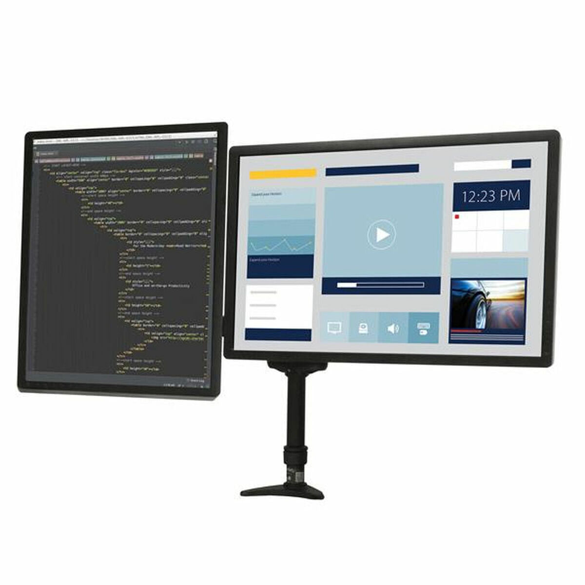 Screen Table Support Startech ARMDUAL Black 24"