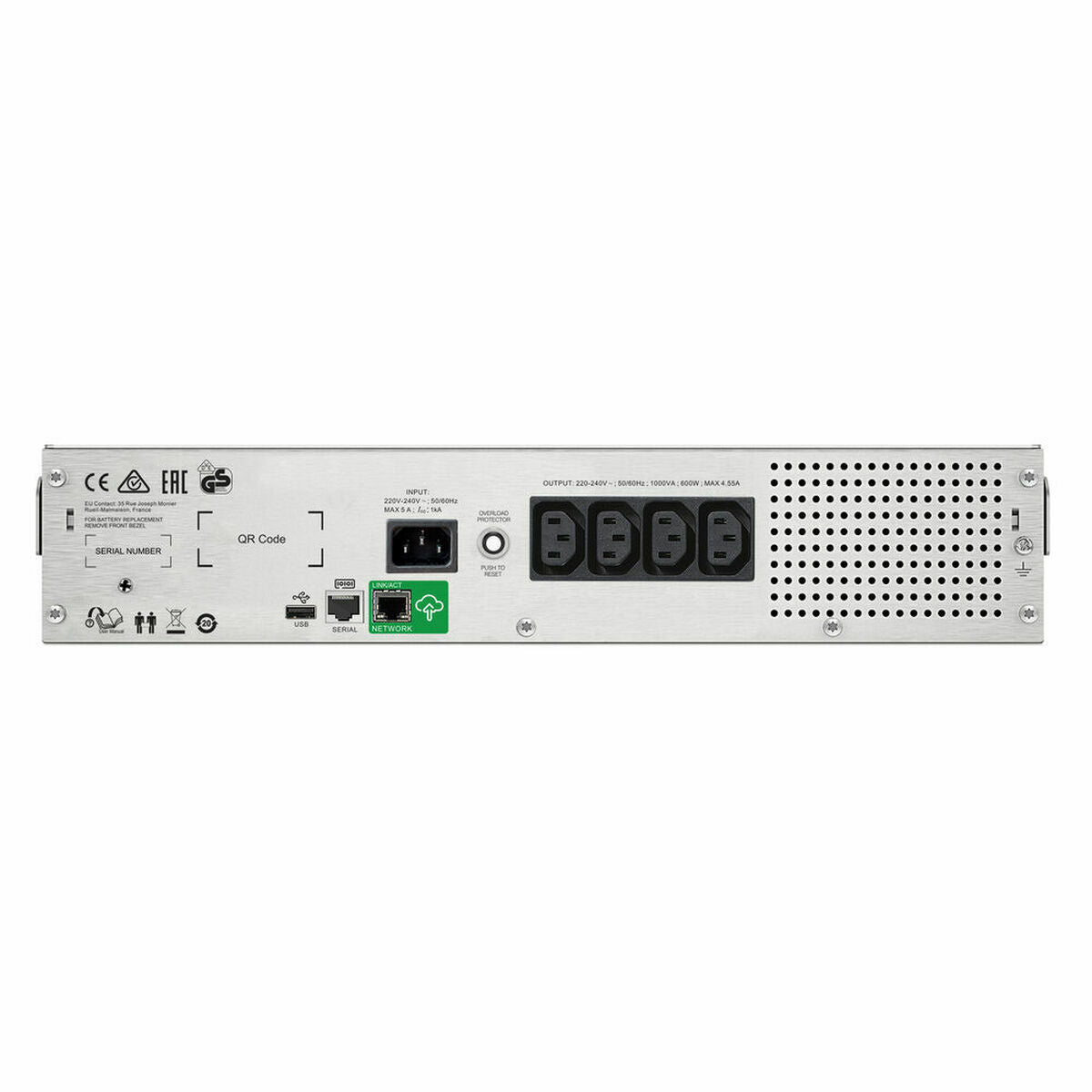 Uninterruptible Power Supply System Interactive UPS APC SMC1500I-2UC 900 W