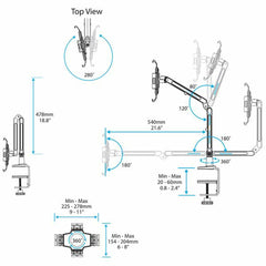 Tablet Mount 360º Startech ARMTBLTIW White (1)