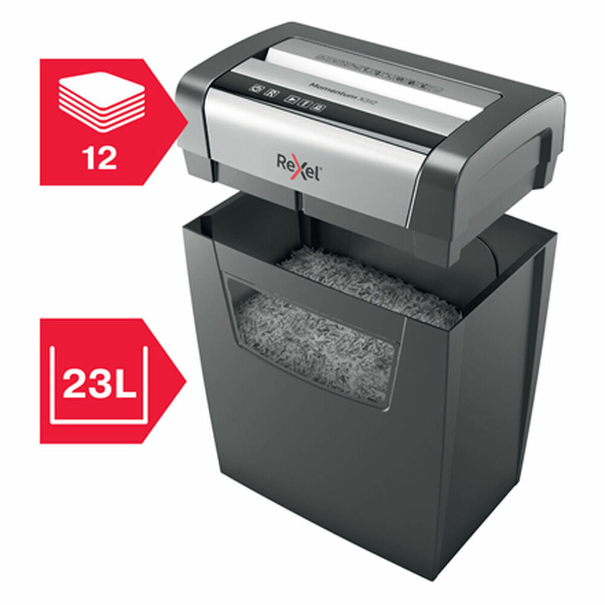 Paper Shredder Rexel Momentum X312 23 L