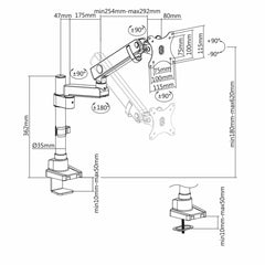 Screen Table Support V7 DMPRO2TA-3E