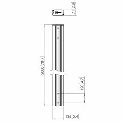 Holder Vogel's 7229200 (200 CM)