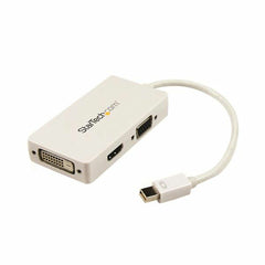 Mini DisplayPort to VGA/DVI/HDMI adapter Startech MDP2VGDVHDW White Black