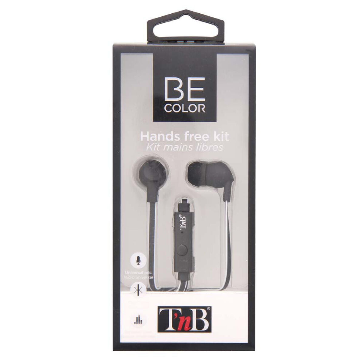 Headphones TNB BE COLOR Black White/Black