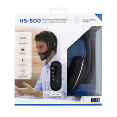 Headphones with Headband TNB HS-500 Black