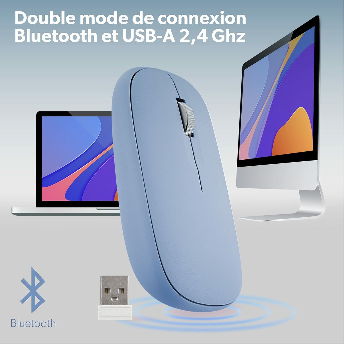 Wireless Mouse TNB iClick Blue