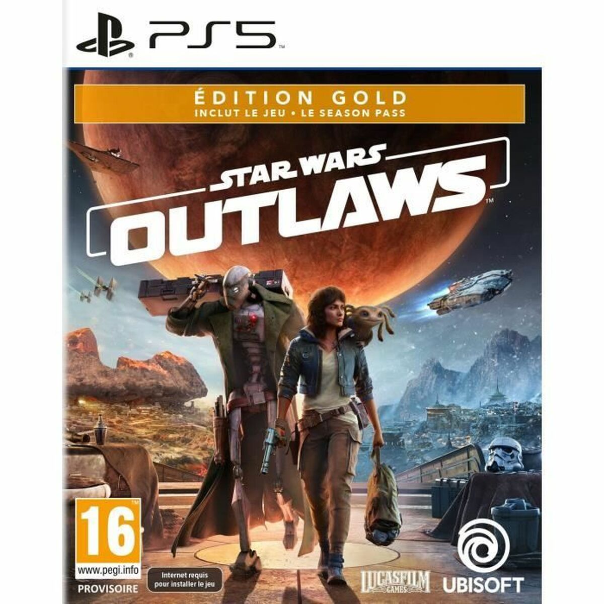 PlayStation 5 Video Game Ubisoft Star Wars : Outlaws - Gold Edition