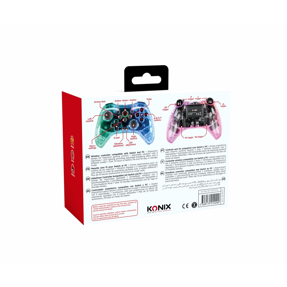 Gaming Control KONIX Crystal