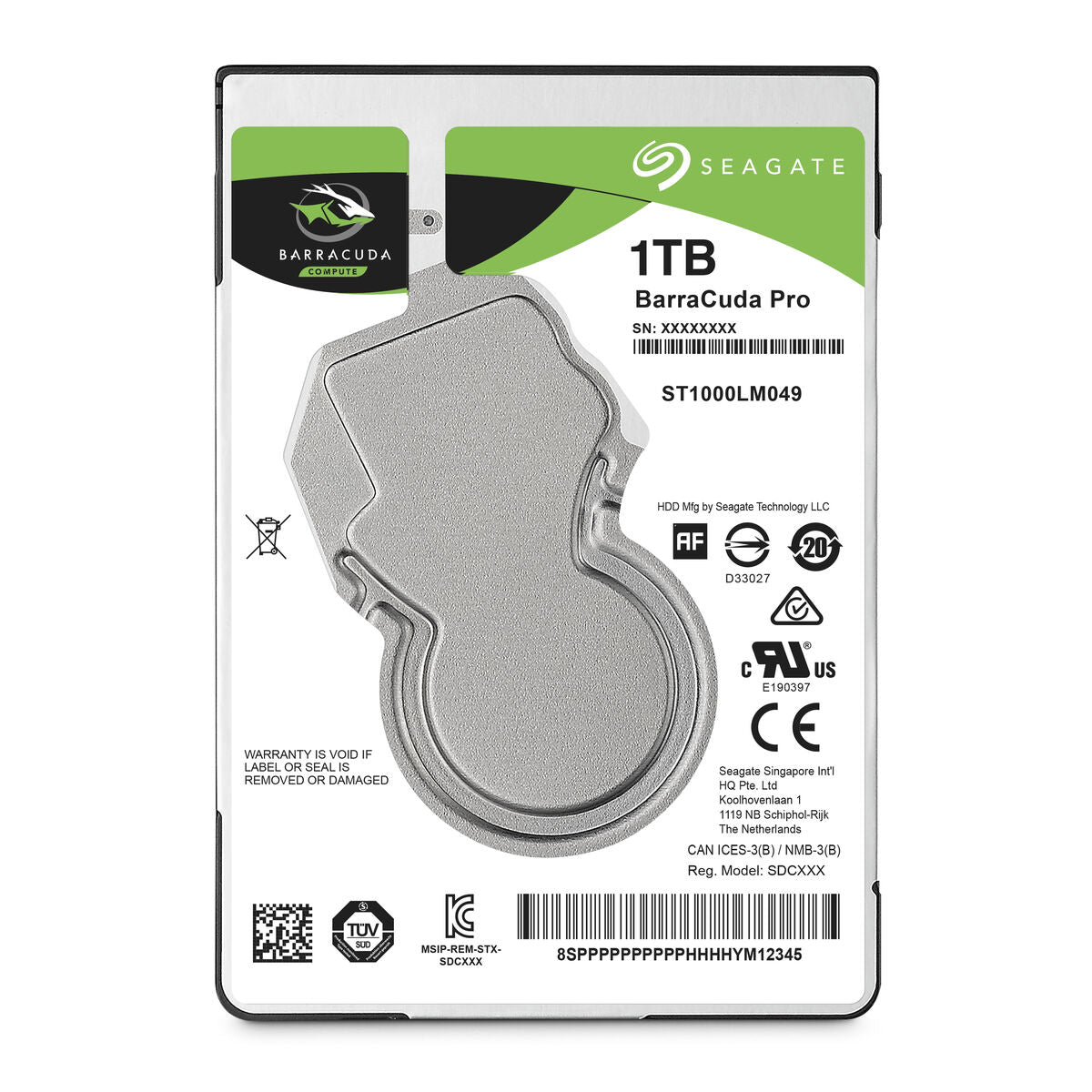 Hard Drive Seagate ST1000LM049 1 TB SATA6 128 MB 2,5" 1 TB HDD