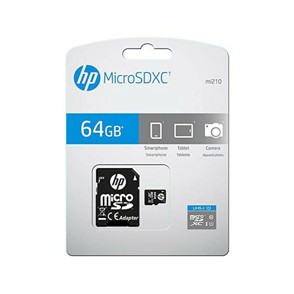 Micro SD Memory Card with Adaptor HP CI10