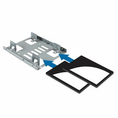 Adaptor Startech BRACKET25X2 Steel 2,5" SSD/HDD 2,5"