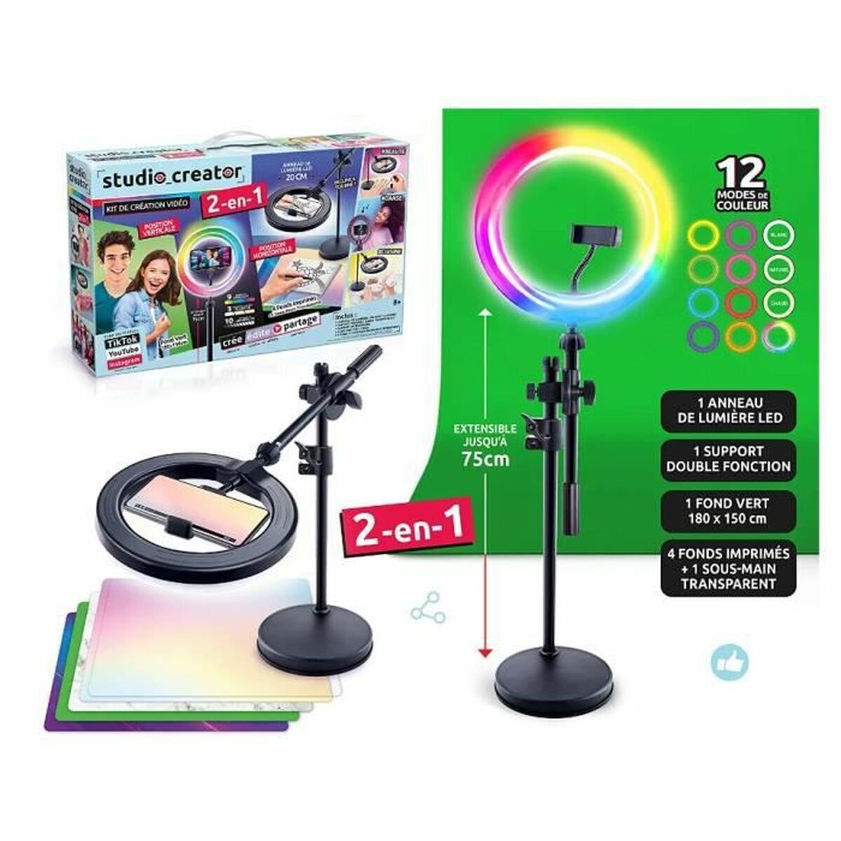 Drawing Set Canal Toys 2 in1 Video Studio (FR)