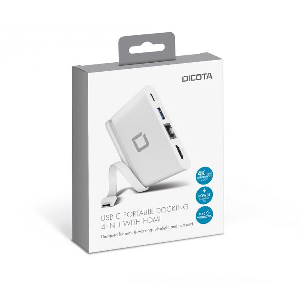 USB Hub Dicota D31730 White