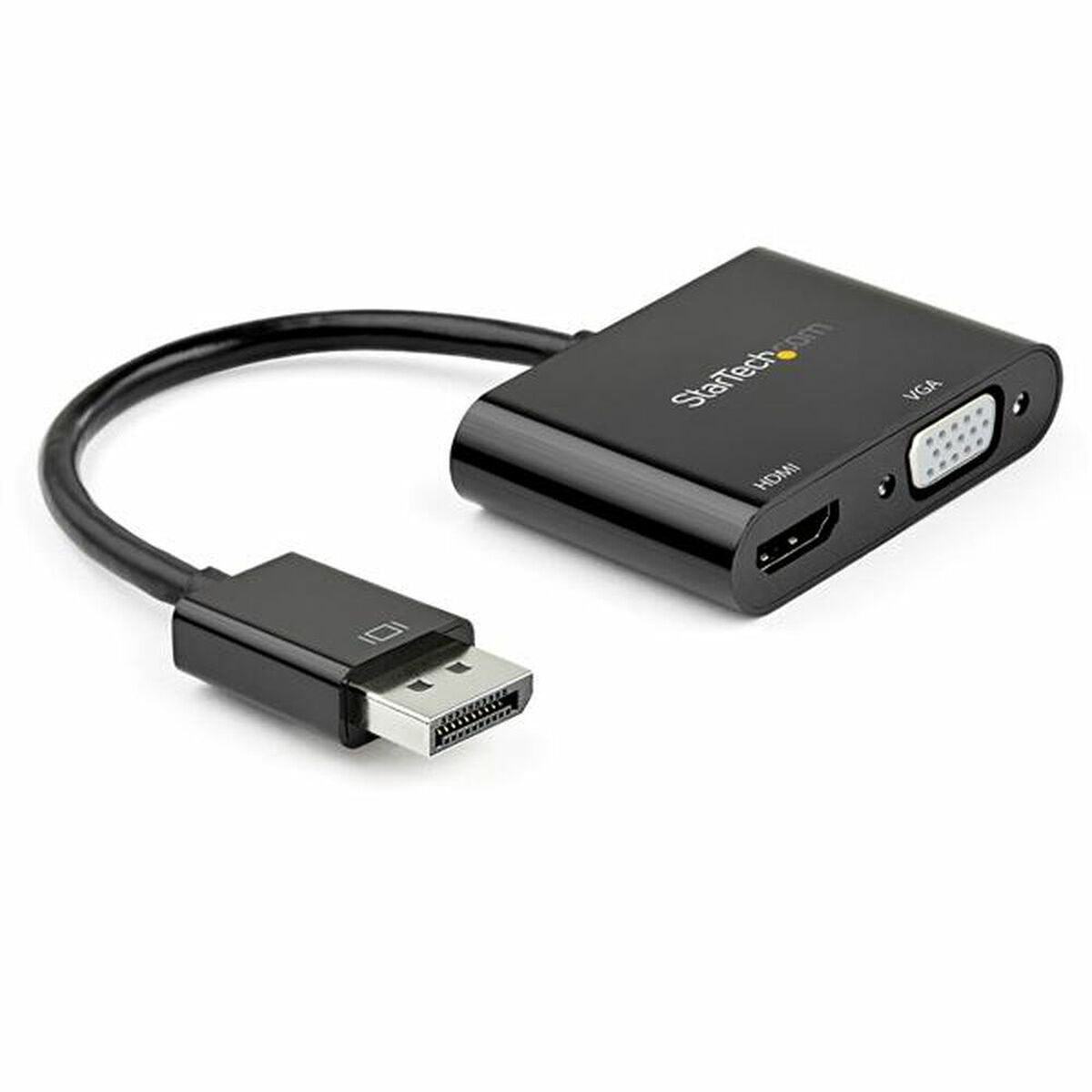 Display Port to HDMI/VGA Adapter Startech DP2VGAHD20           4K Ultra HD Black