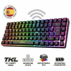 Gaming Keyboard Spirit of Gamer Elite K70 Black AZERTY