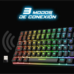 Gaming Keyboard Spirit of Gamer Elite K70 Black AZERTY