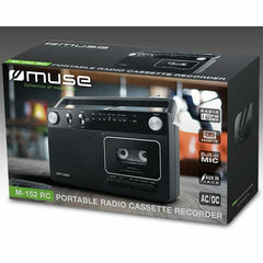 Radio cassette Muse M-152 RC Black