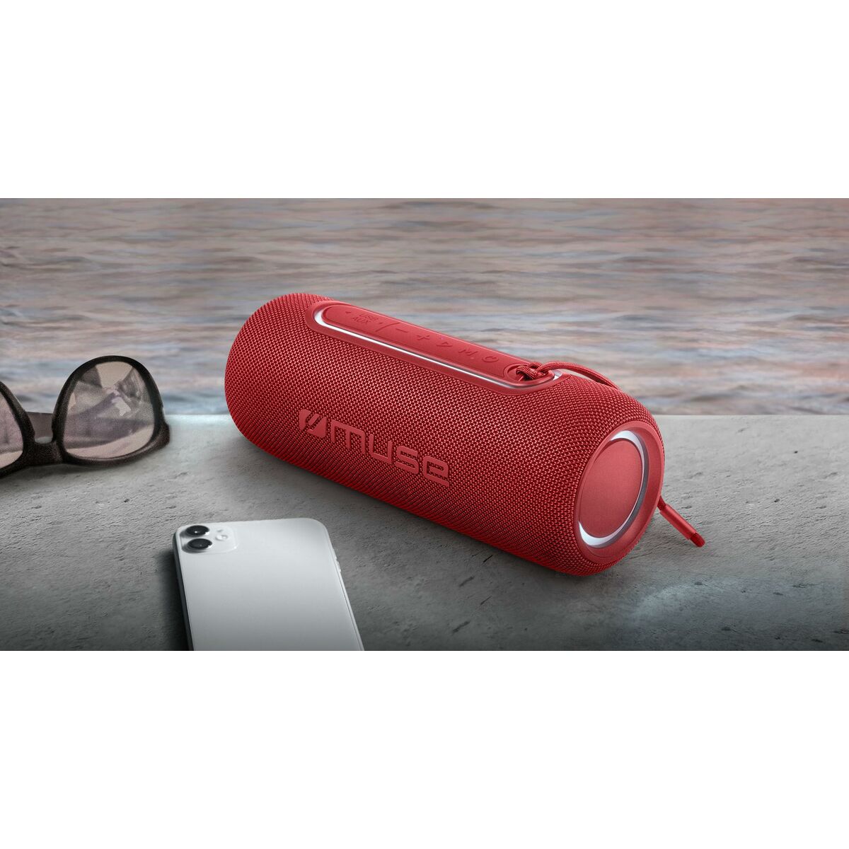 Portable Bluetooth Speakers Muse M780BTR     20W 20 W Red