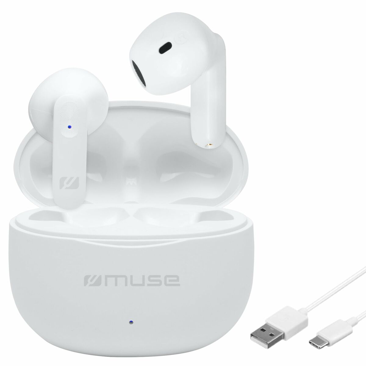 Headphones with Microphone Muse M270TWS BLANCO White