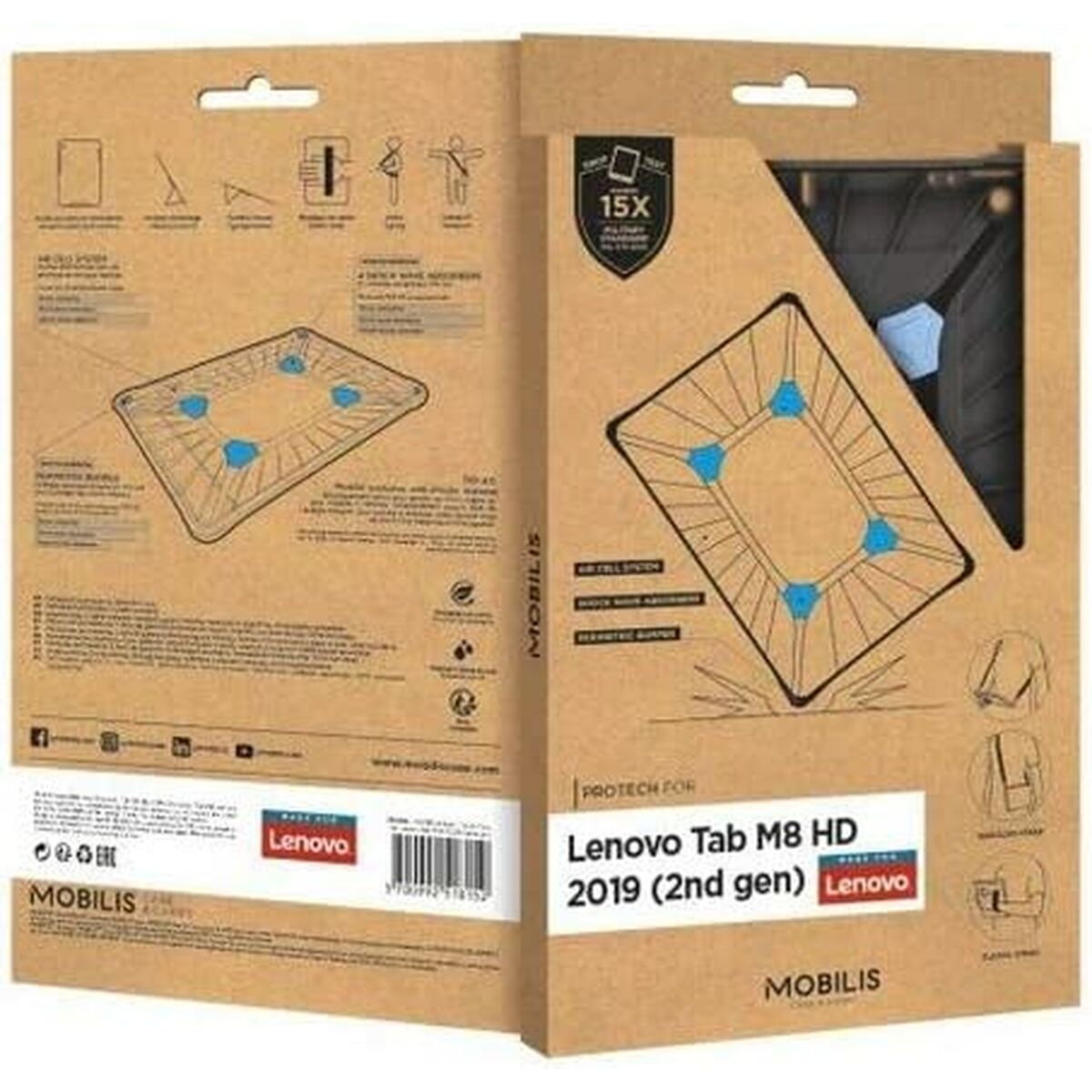 Tablet cover Mobilis 053004 Black