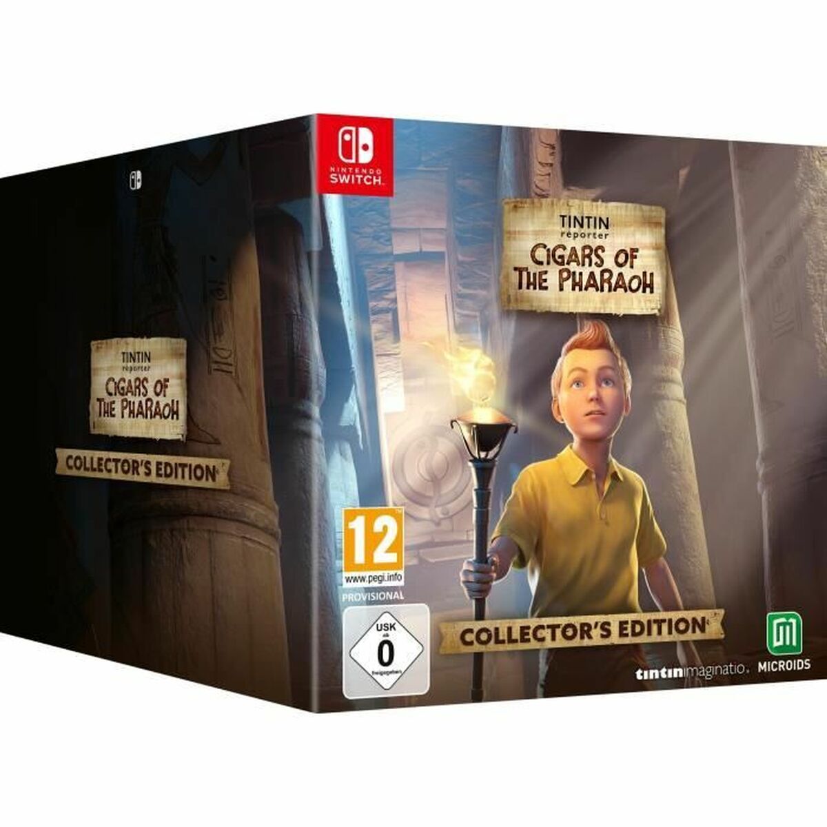 Video game for Switch Microids Tintin Reporter Les Cigares Du Pharaon Collector