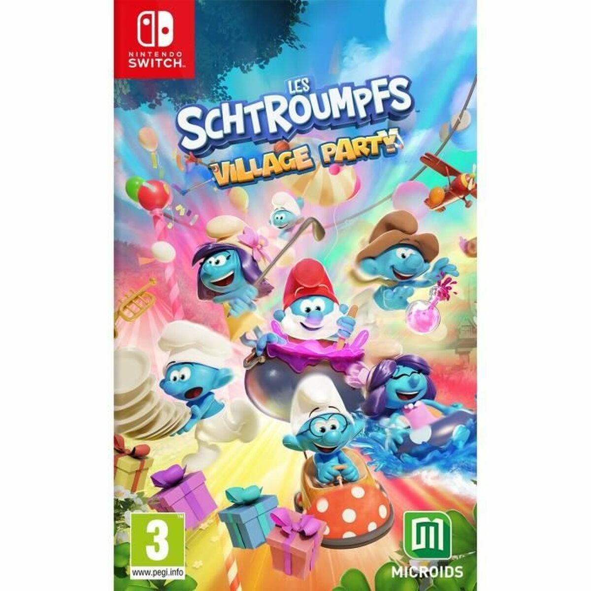 Video game for Switch Microids Les Schtroumpfs : Village Party