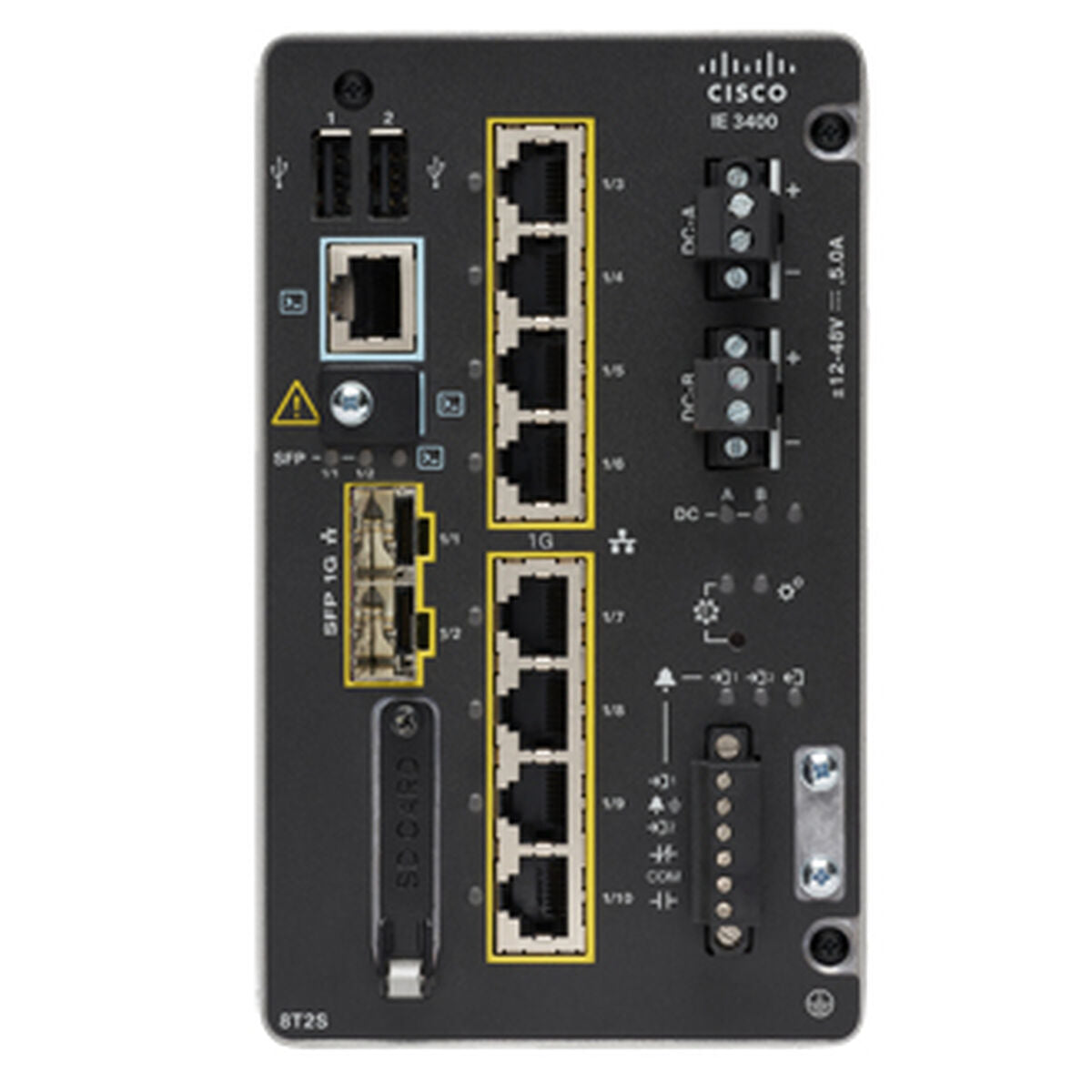 Switch CISCO IE-3400-8T2S-E