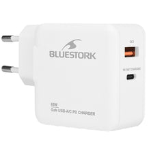 Wall Charger Bluestork PW-BS-65-GAN-C-A-W White