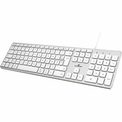 Keyboard Bluestork White French AZERTY