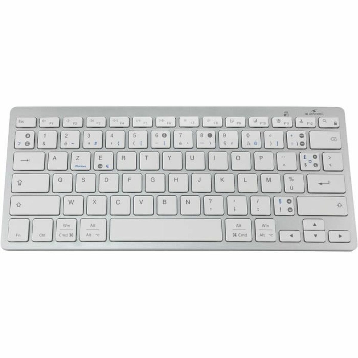 Bluetooth Keyboard Bluestork KB-MINI-PC-MAC/FR Azerty French White