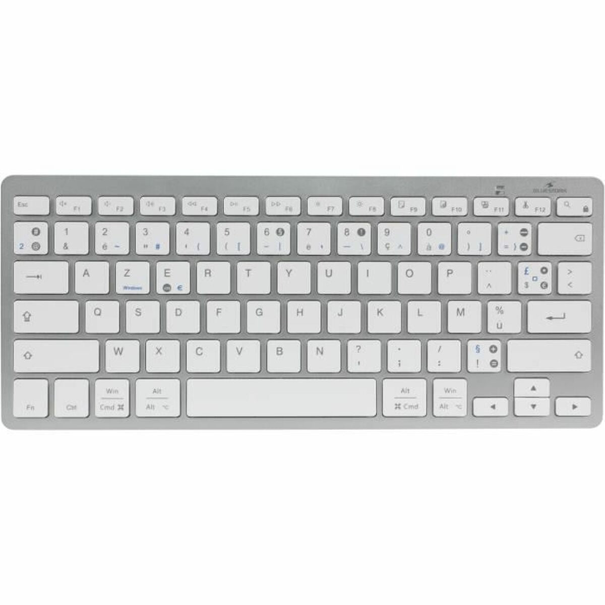 Bluetooth Keyboard Bluestork KB-MINI-PC-MAC/FR Azerty French White