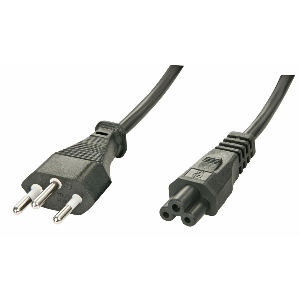 Power Cord LINDY 30412 Black 2 m