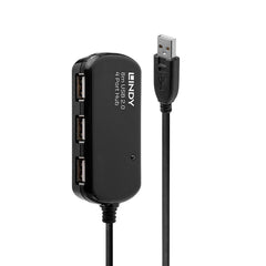 USB Hub LINDY 42781 Black