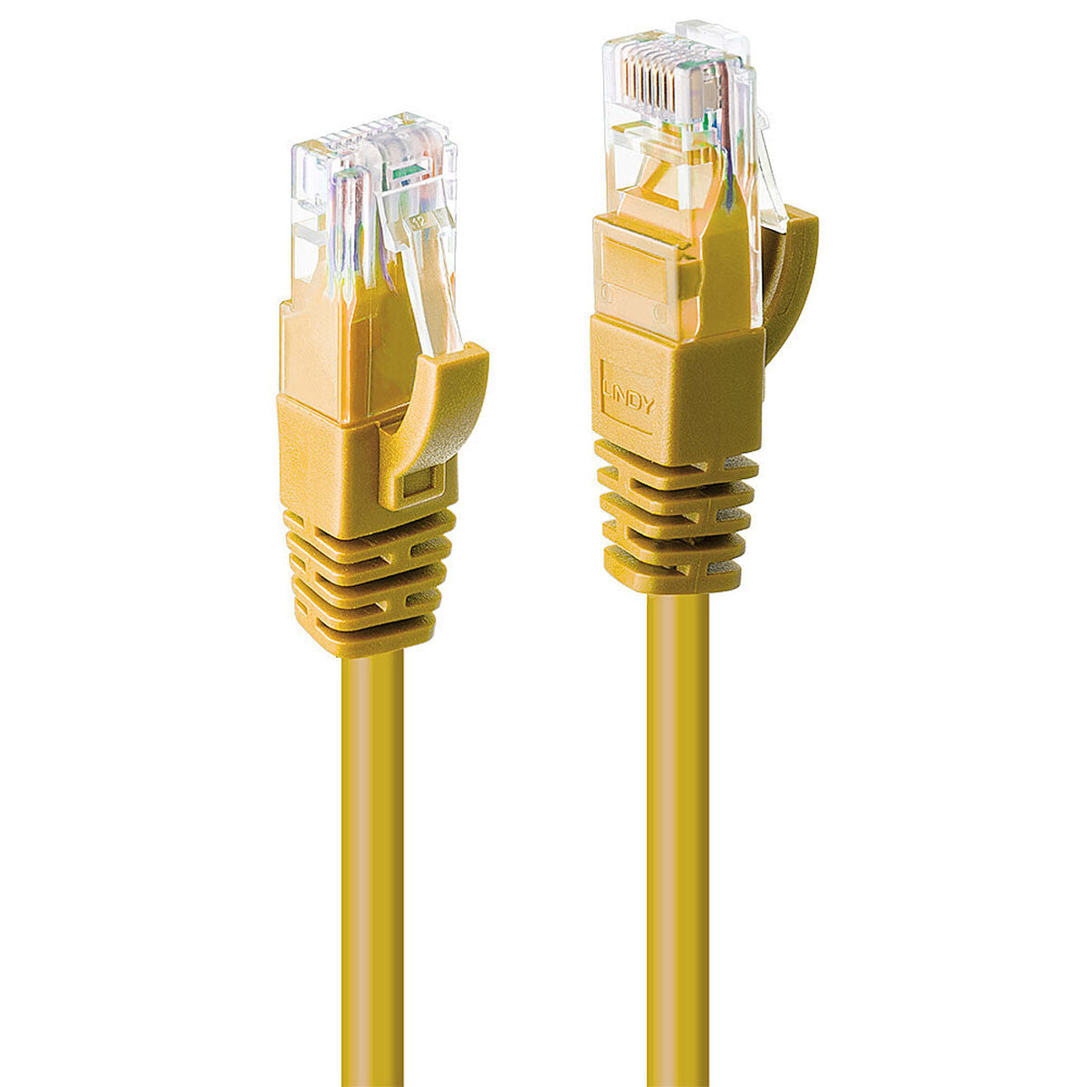 UTP Category 6 Rigid Network Cable LINDY 48063 2 m Yellow 1 Unit