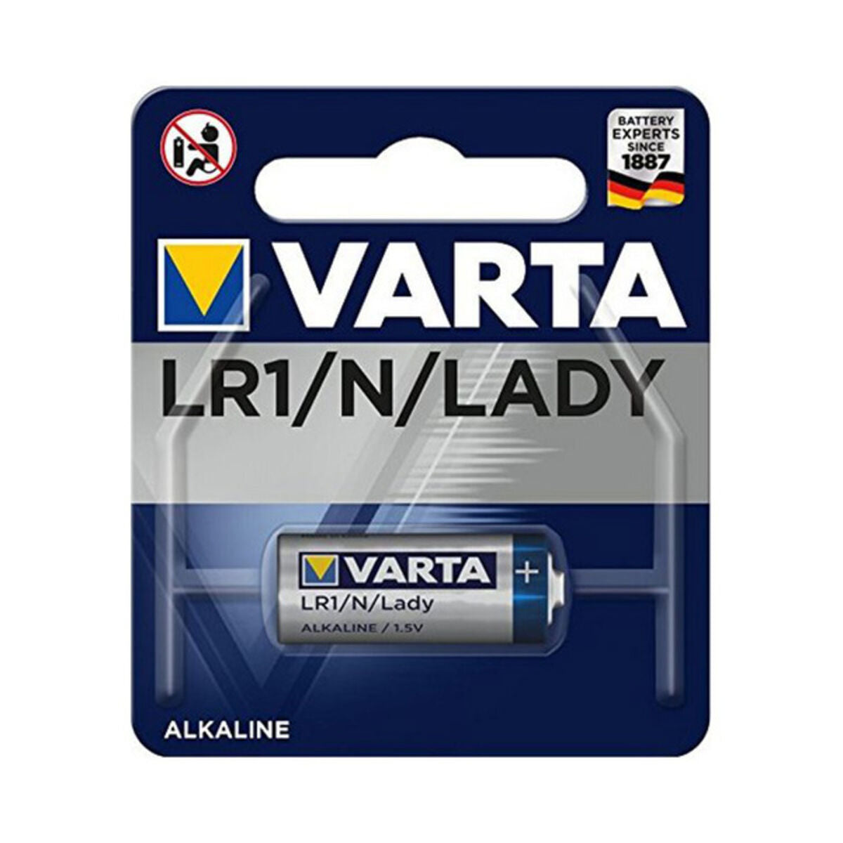 Alkaline Batteries Varta LR1 BLx1 1,5 V