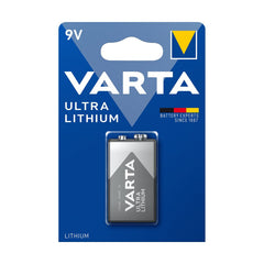 Batteries Varta Ultra Lithium 9 V (1 Unit)