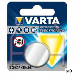 Lithium Button Cell Battery Varta CR2450      1UD 3 V CR2450 560 mAh (10 Units)