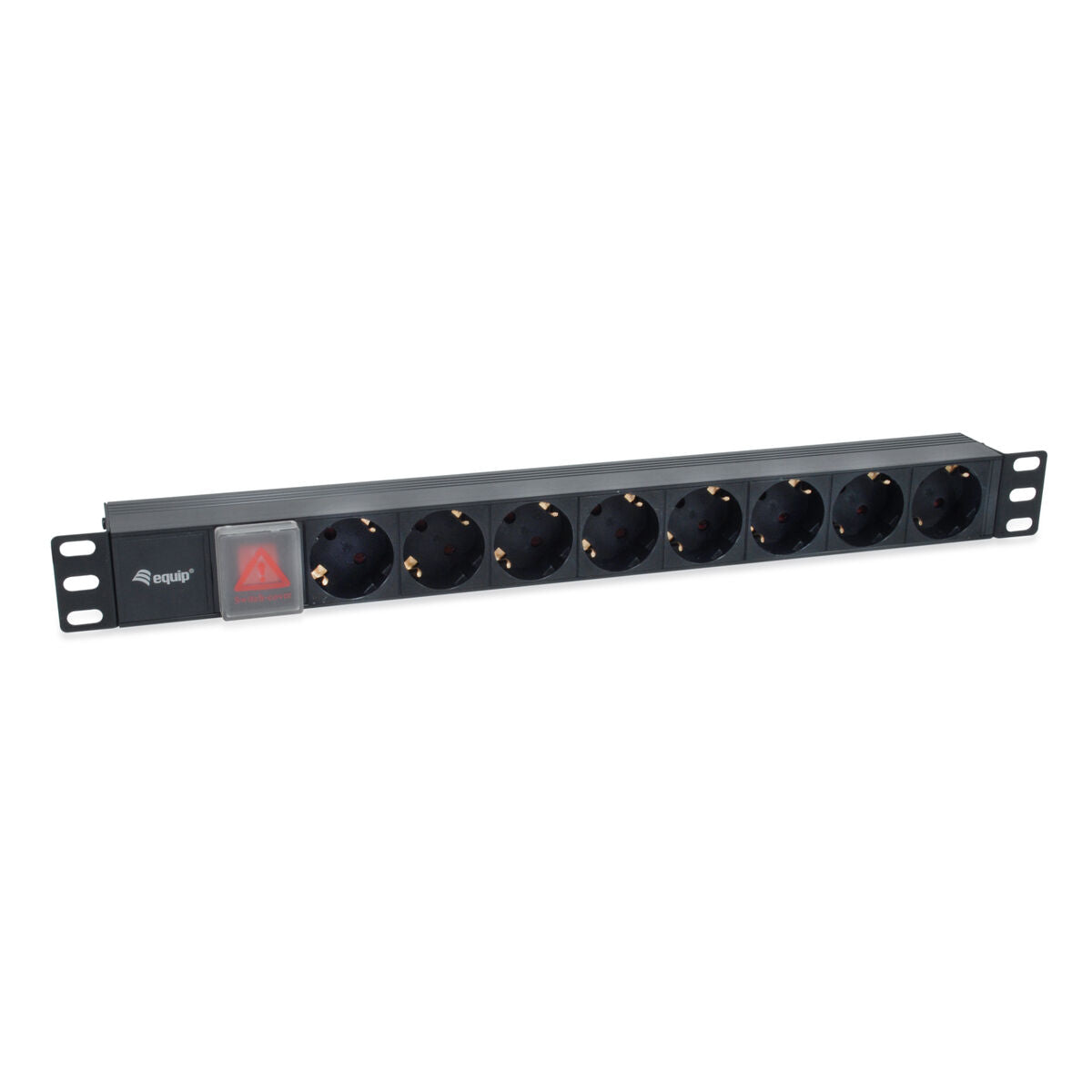 Schuko 8 Way Multi-socket Adapter Riello REGLETA-RACK