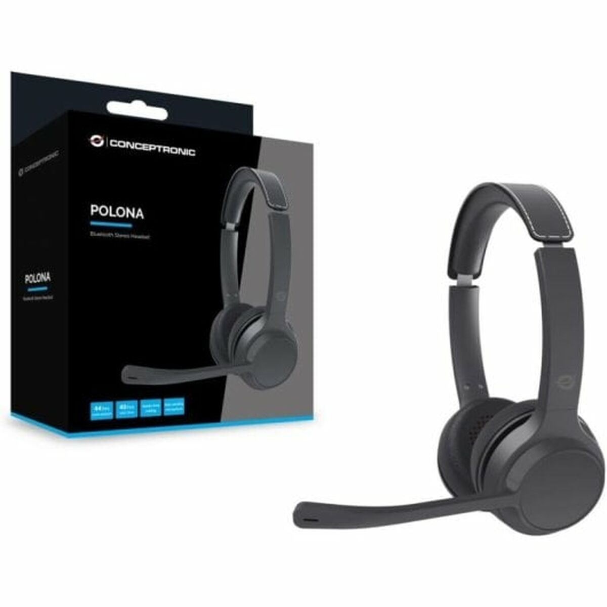 Headphones Conceptronic Black