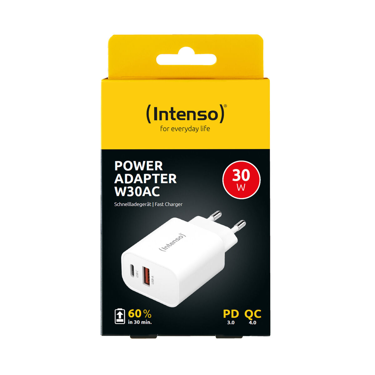 Wall Charger INTENSO W30AC White 30 W