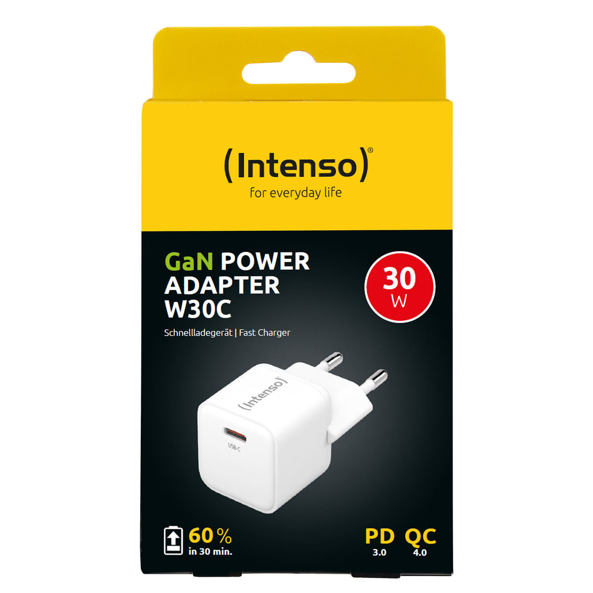 Wall Charger INTENSO W30C White 30 W