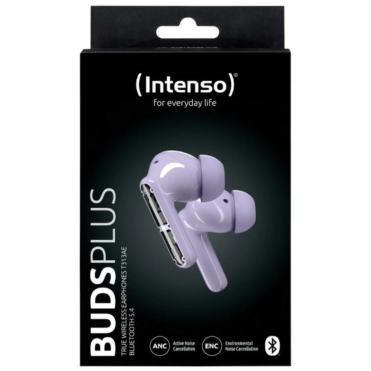 Headphones with Microphone INTENSO Buds Plus Purple