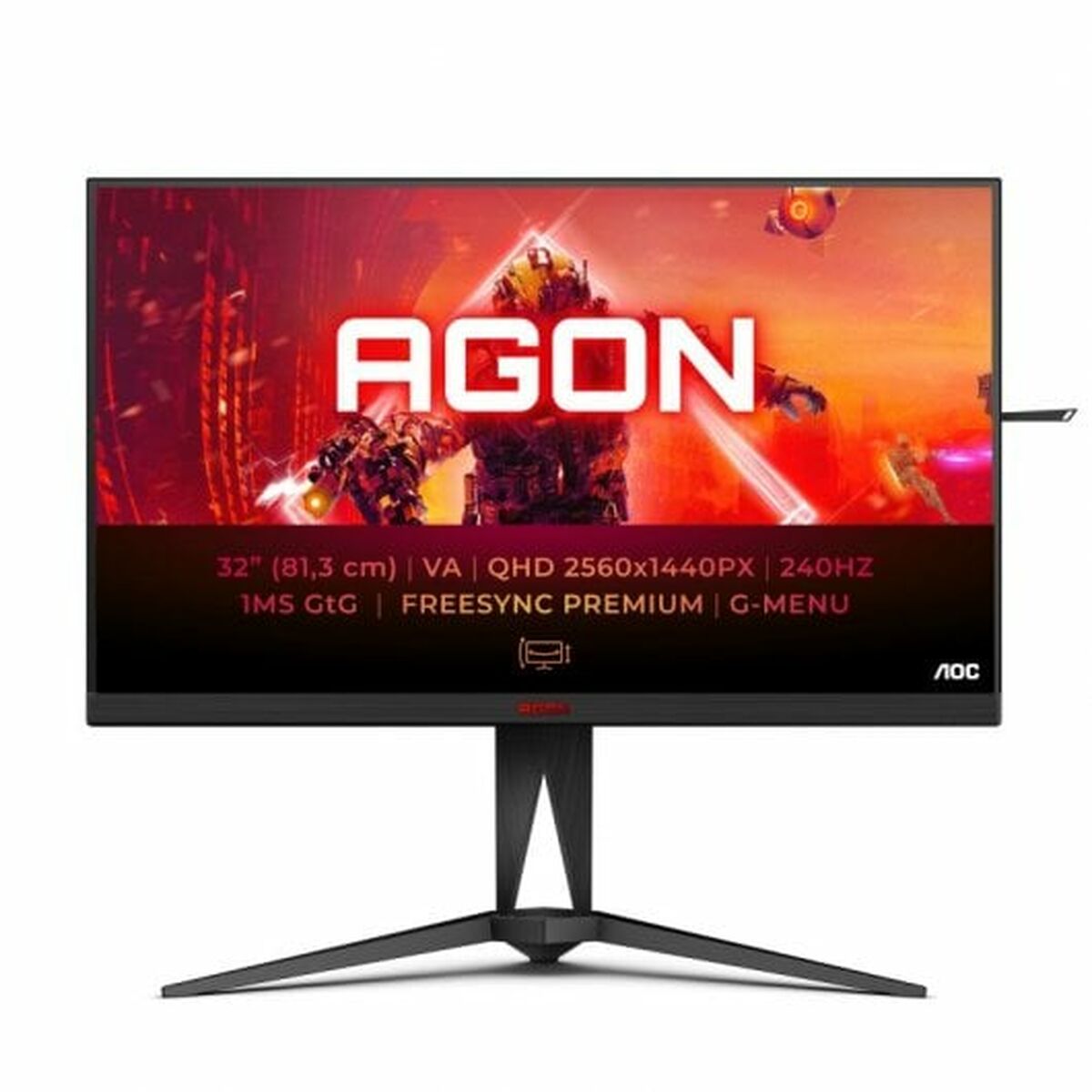 Gaming Monitor AOC 31,5" Quad HD