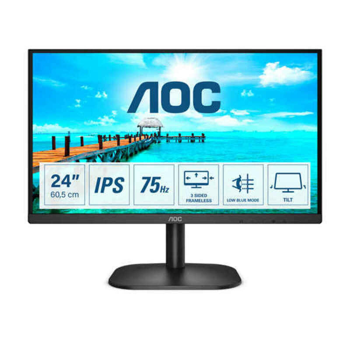 Monitor AOC 24B2XDA 23,8" FHD IPS WLED IPS LED 23,8" 75 HZ