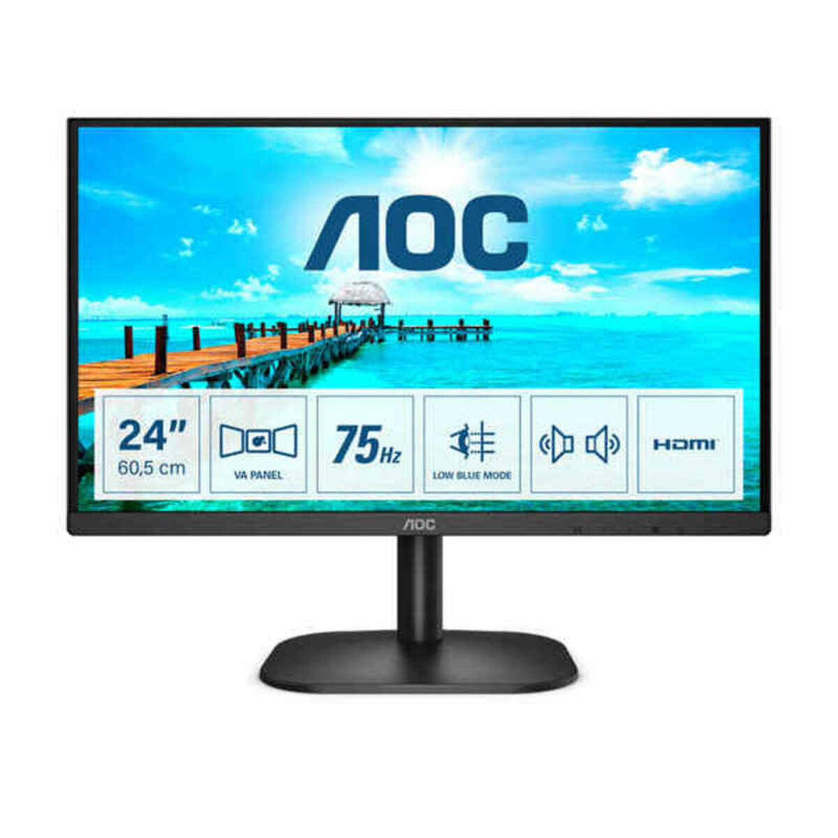 Monitor AOC 24B2XDAM 23,8" Full HD 75 Hz WLED